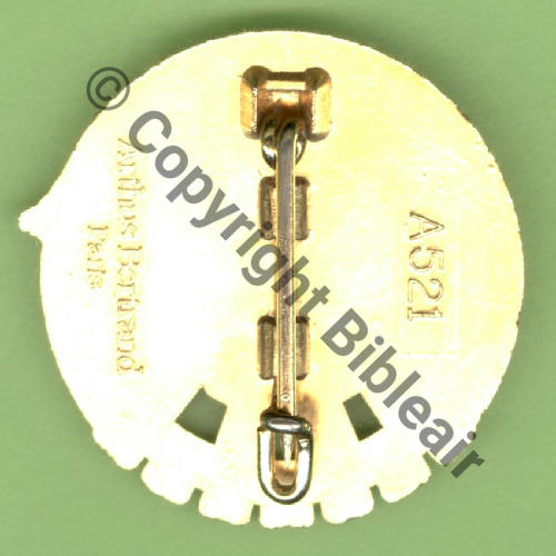 A0521 BER.721 ROCHEFORT BER BLEU  AB.P 2Li Griffes et butees Dos lisse NH dans cartouche Src.Y.GENTY 